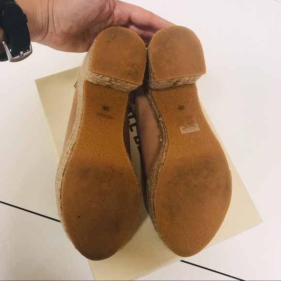 ALL BLACK Chunky Sling Heel Nude Padrille size 39 - Picture 9 of 16